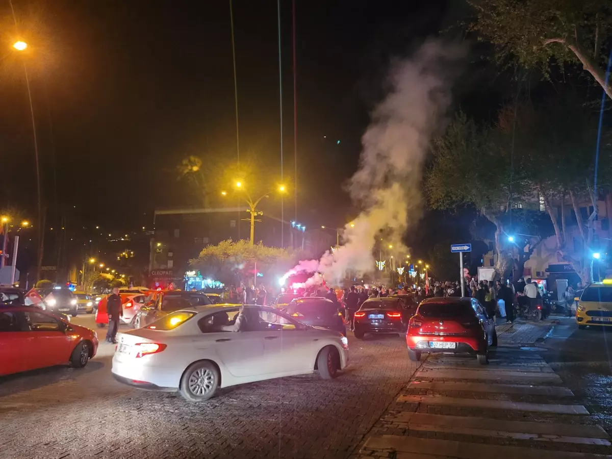 Alanya\'da Dünya Kupası Sevinci