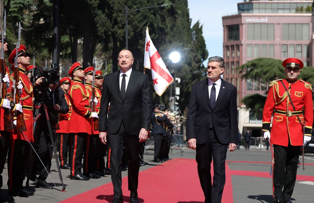 Aliyev, Gürcistan\'da Bölgesel Barışı Vurguladı