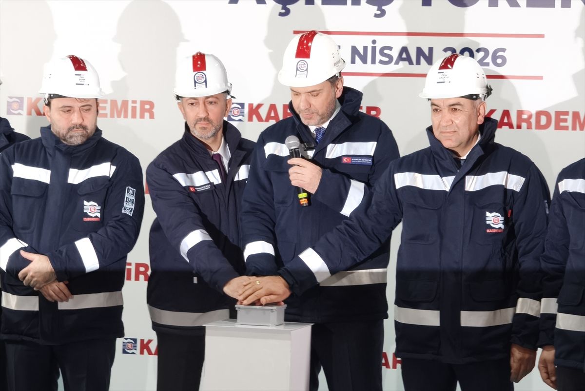 Bakan Bayraktar, KARDEMİR 2 No\'lu Sürekli Döküm Makinesi açılış töreninde konuştu Açıklaması