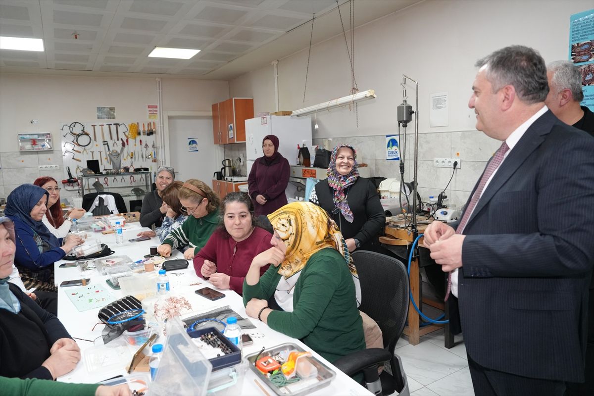 Çubuk\'ta Agat Taşı Kursu Ziyareti