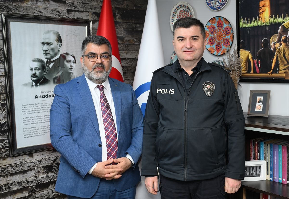 Edirne Emniyet Müdürü\'nden AA\'ya Ziyaret