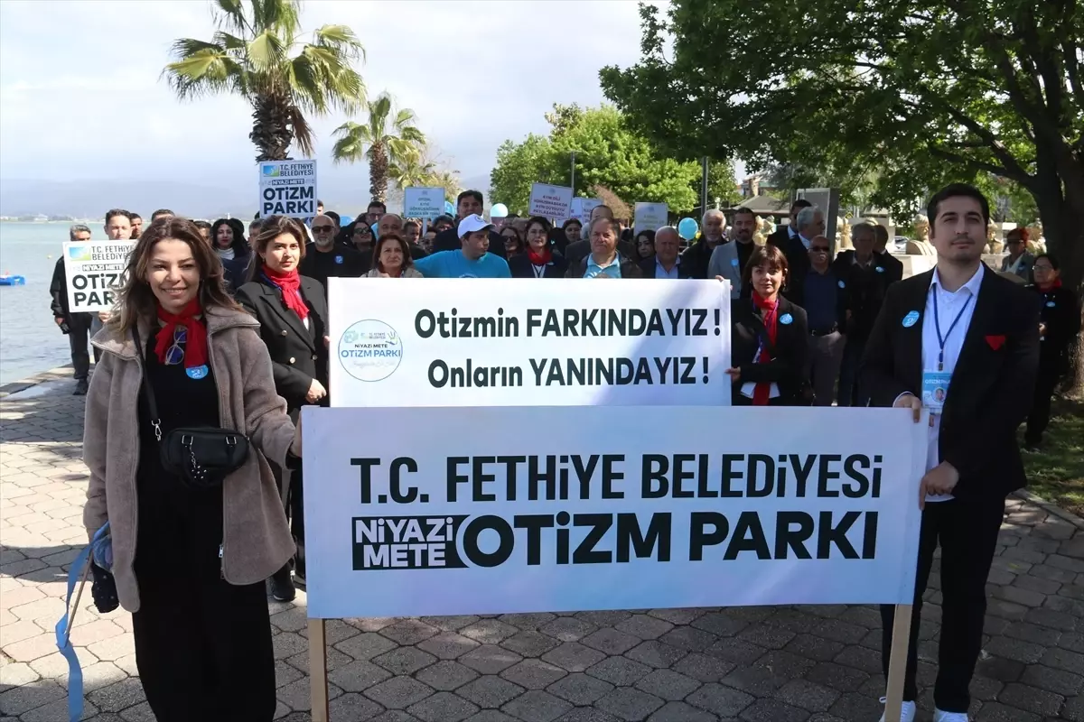 Fethiye\'de Dünya Otizm Farkındalık Günü Etkinlikleri