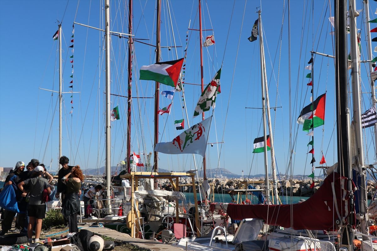 Küresel Sumud Filosu Marsilya\'dan Yola Çıkıyor