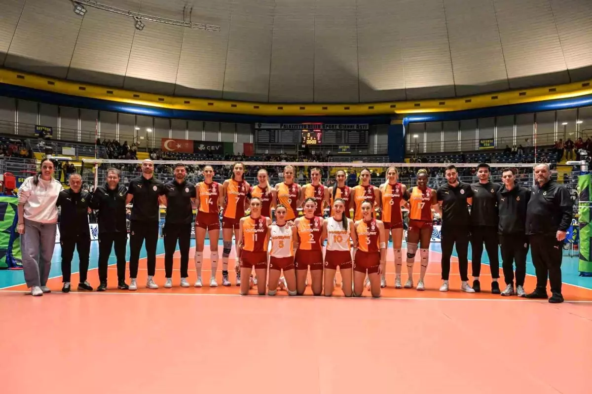 Galatasaray, CEV Kupası\'nda Avantaj Sağladı