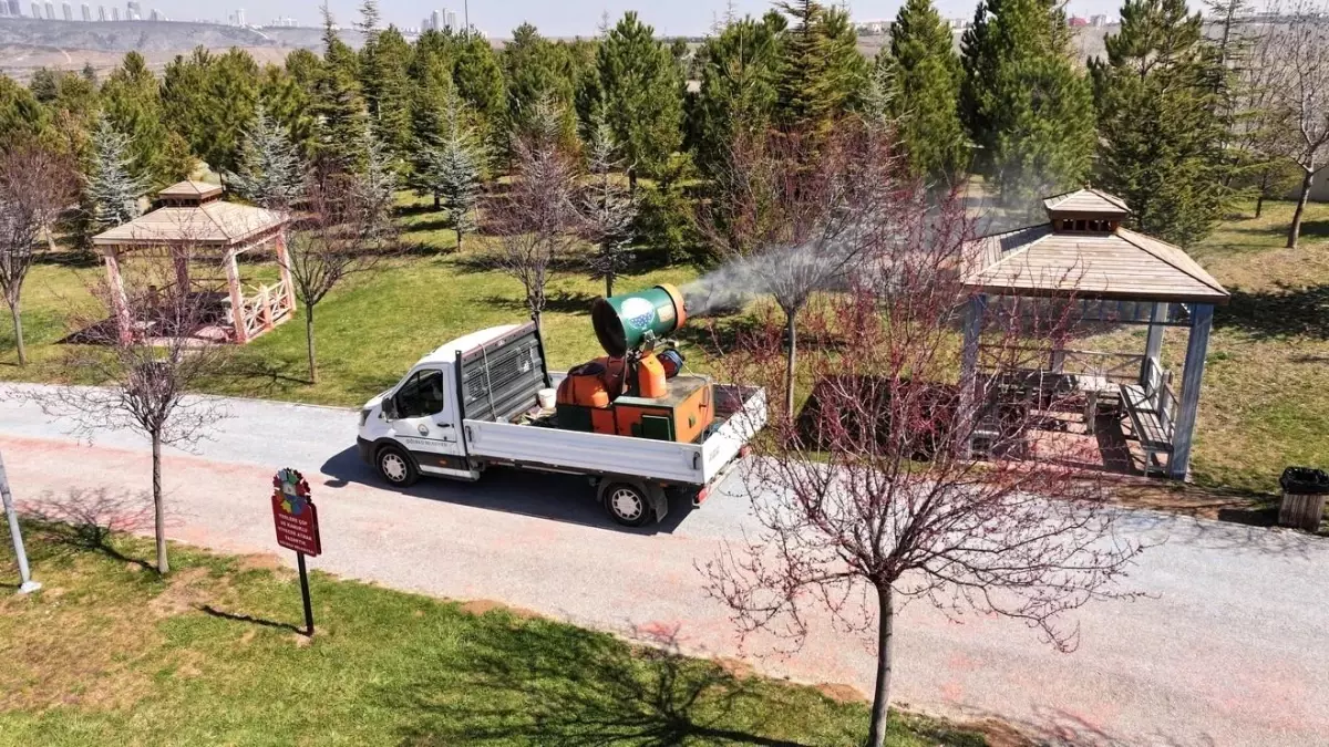 Gölbaşı Belediyesi\'nden sivrisinek ve haşerelerle 12 ay kesintisiz mücadele