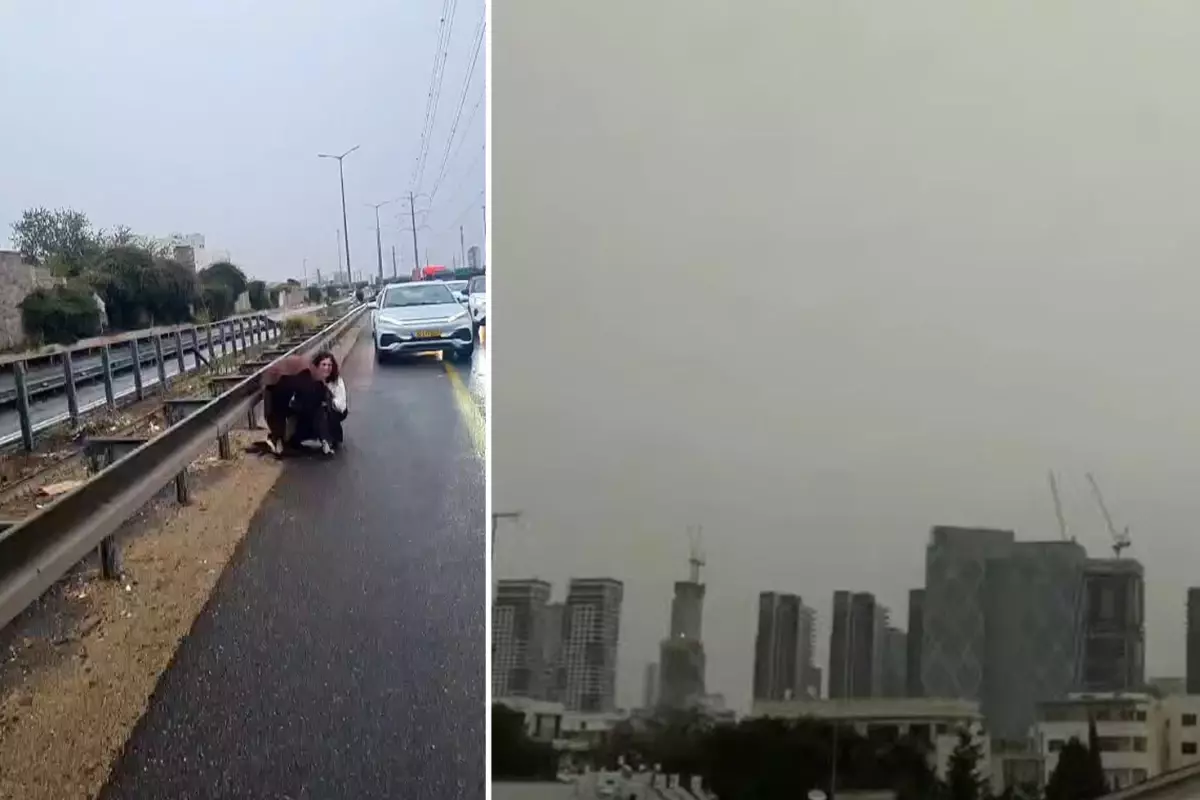 İsrail\'de peş peşe çalan sirenlerin ardından şiddetli patlama sesi