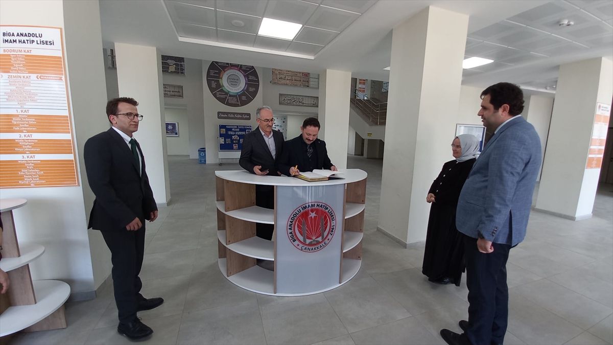 Kaymakam Kayabaşı, İmam Hatip Lisesi\'ni Ziyaret Etti