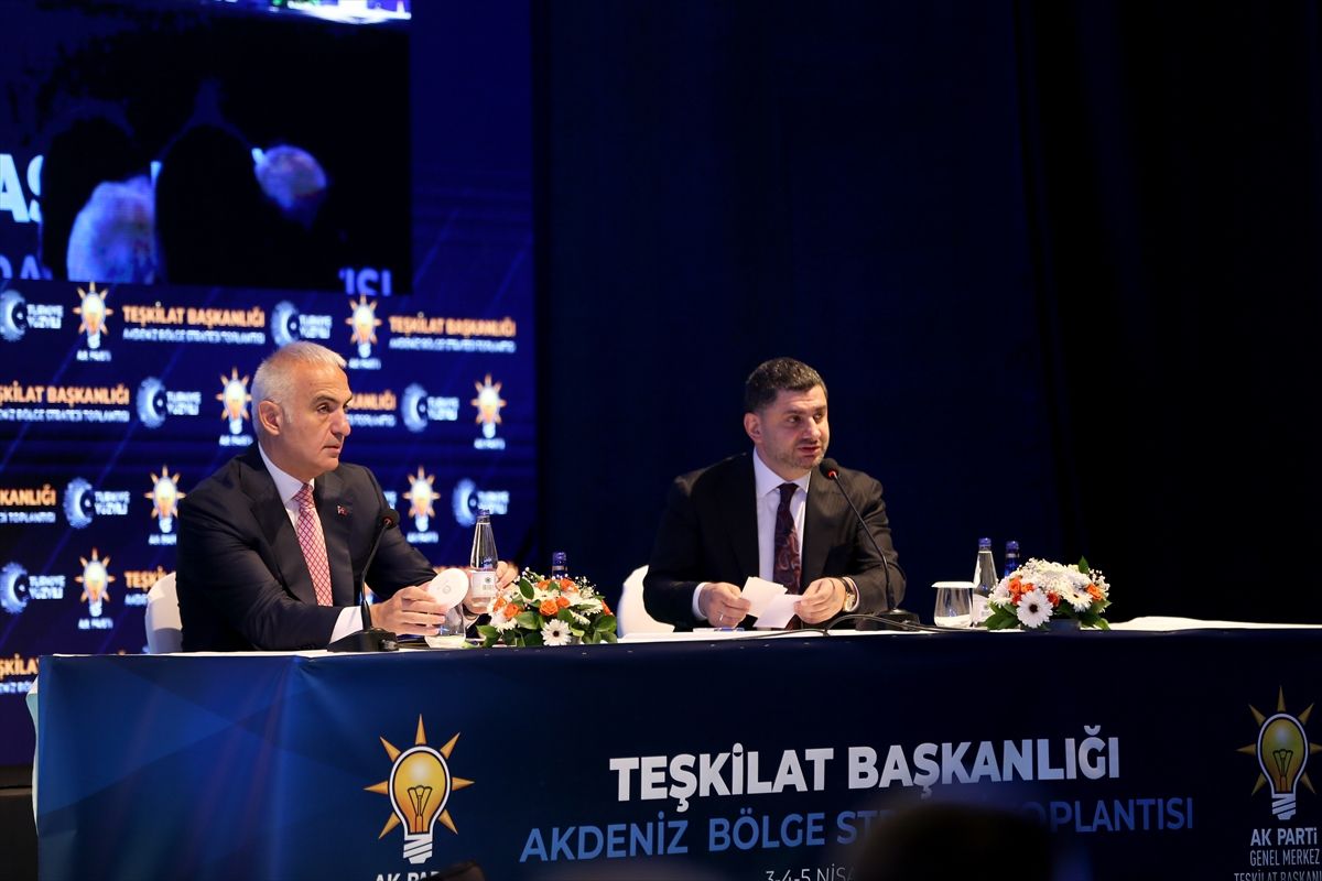 Kültür ve Turizm Bakanı Ersoy, AK Parti Akdeniz Bölge Strateji Toplantısı\'nda konuştu Açıklaması