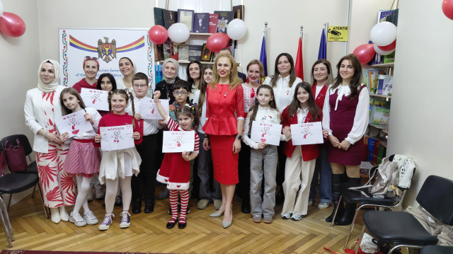 Moldova İstanbul Başkonsolosluğu, baharı Türk çocuklarıyla karşıladı