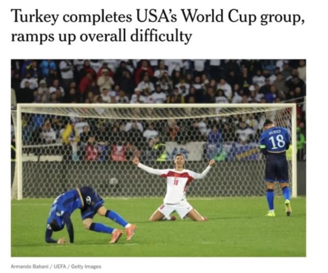 Rakibimizi korku sardı: Eyvah Türklerle aynı gruptayız