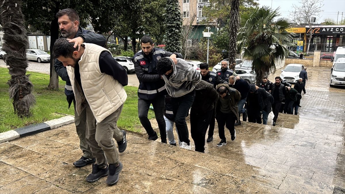 13 Şüpheli Adliyeye Sevk Edildi