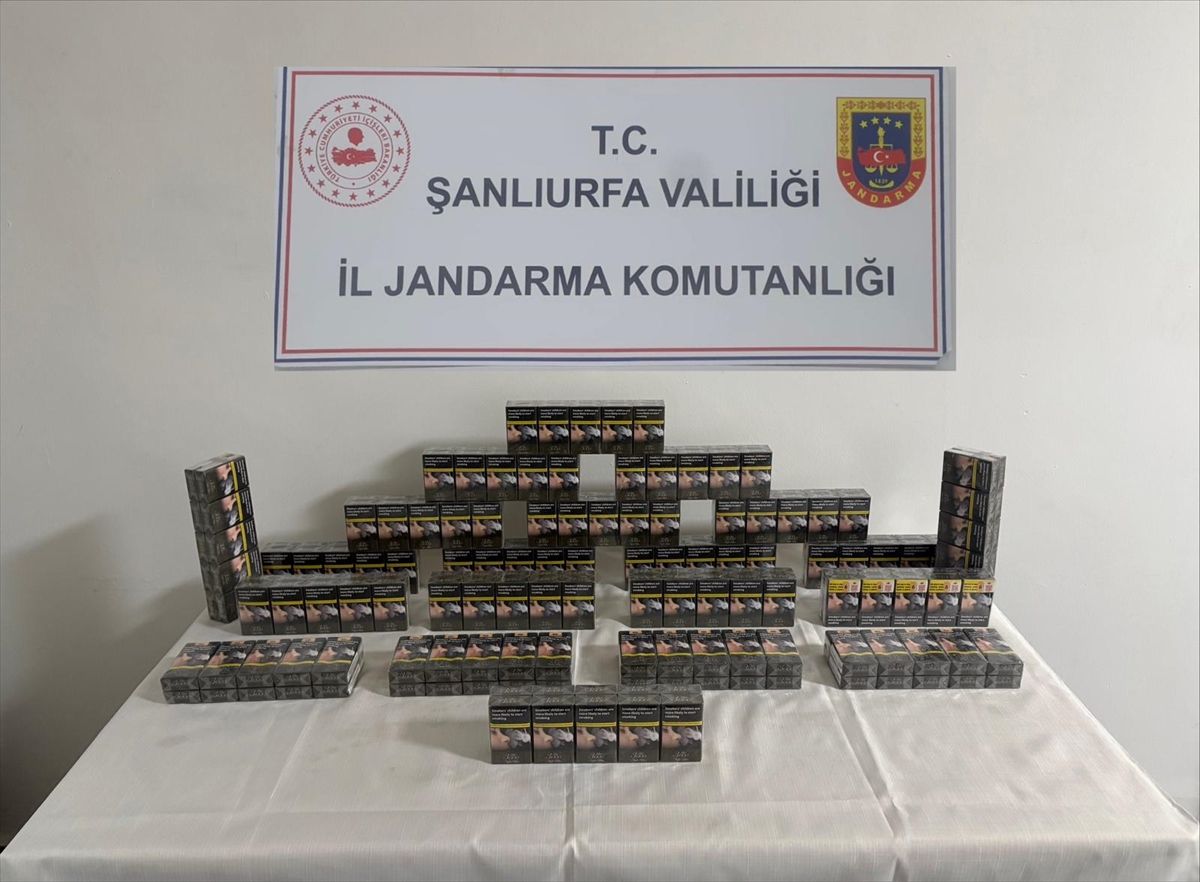 Şanlıurfa\'da Kaçakçılık Operasyonu