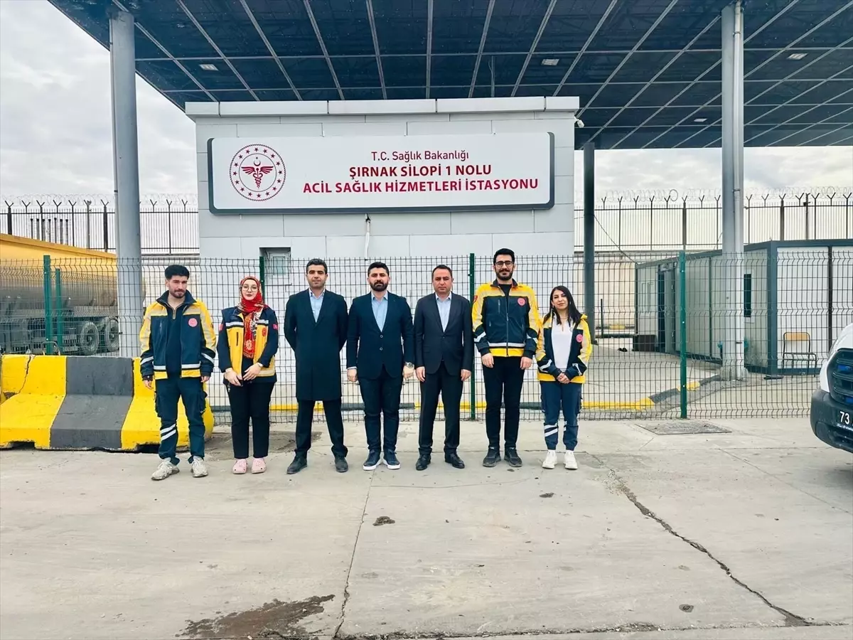 Silopi Kaymakamı Acil Sağlık İstasyonunu Ziyaret Etti