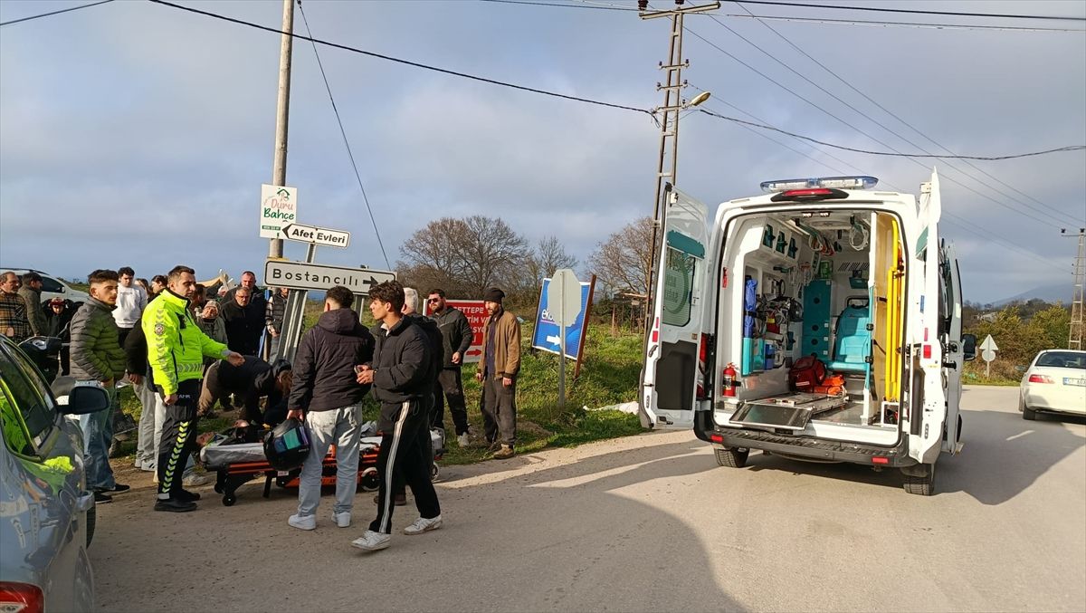 Sinop\'ta Motosiklet Kazası: İki Yaralı