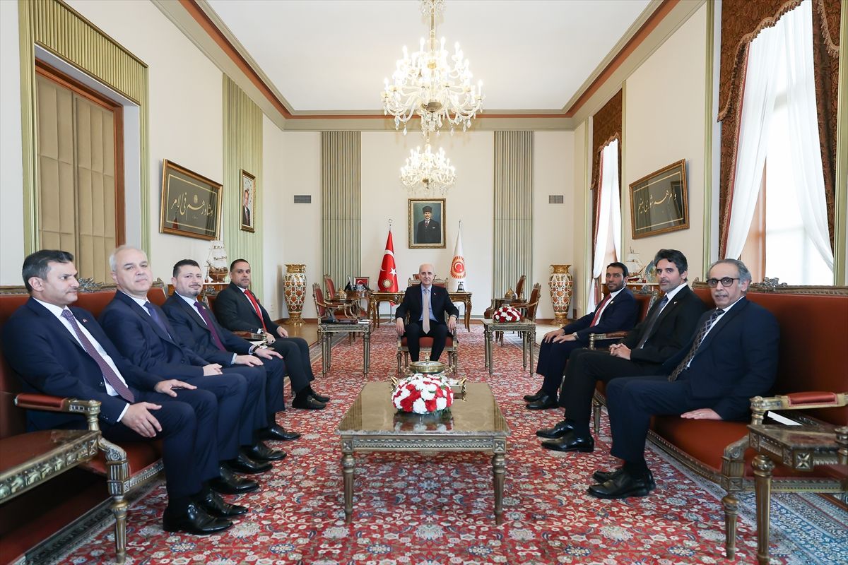 Kurtulmuş\'tan Büyükelçi Kabulü