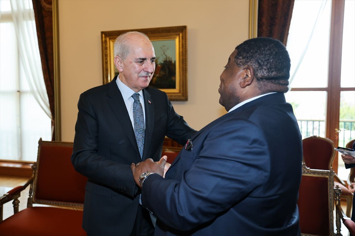 TBMM Başkanı Kurtulmuş, PAB Genel Sekreteri Chungong\'u Meclis\'te kabul etti