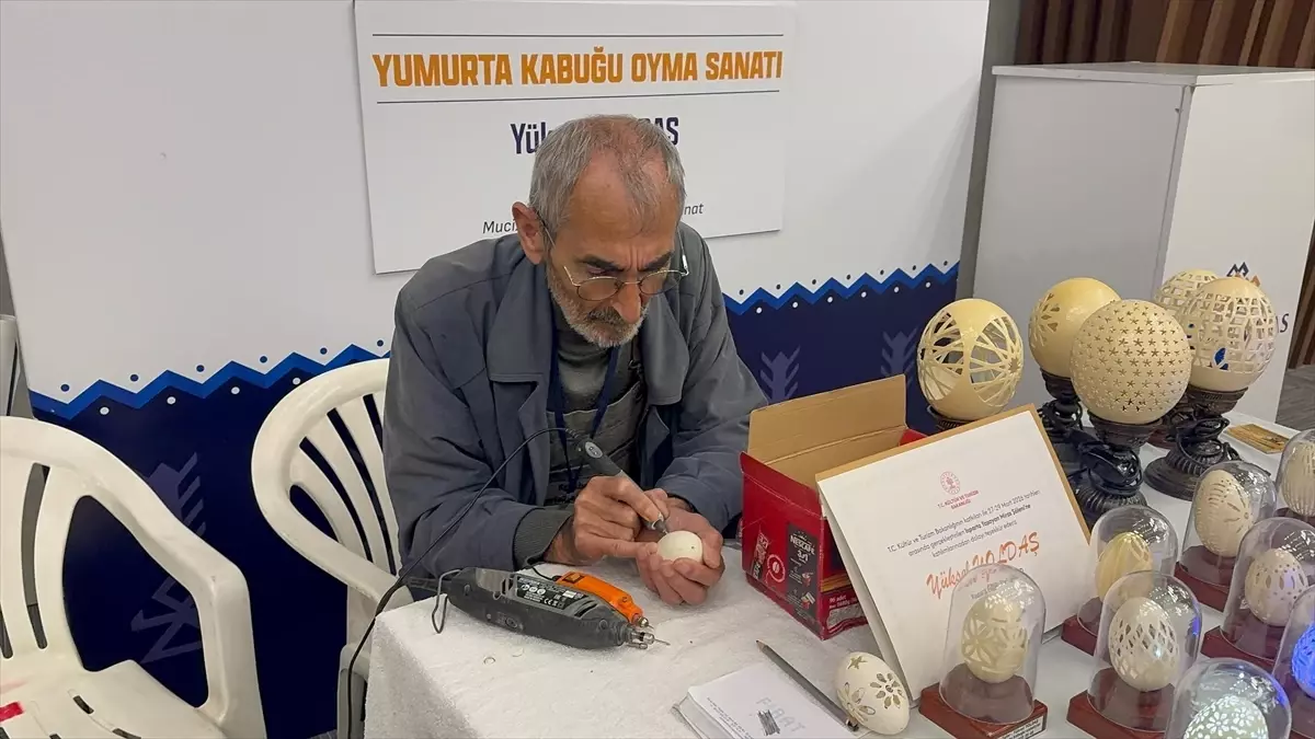 Yumurta Kabuğu Sanatıyla Tanınan Yüksel Yoldaş