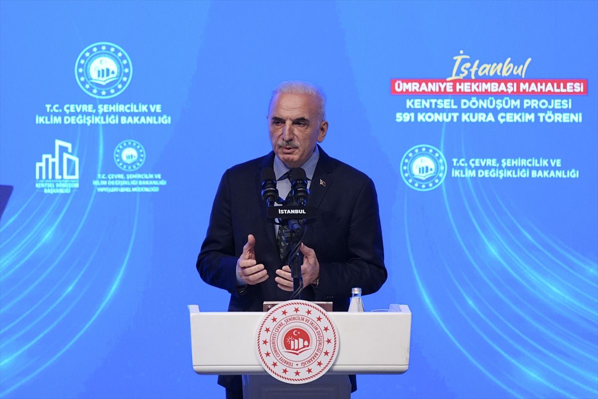 Ümraniye Hekimbaşı Mahallesi Kentsel Dönüşüm Projesi\'nde kura çekimi yapıldı