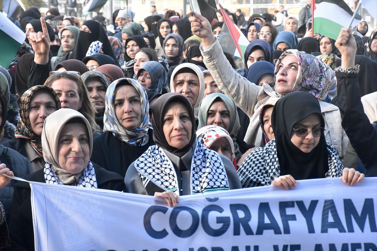 Van\'da Gazze İçin Destek Yürüyüşü