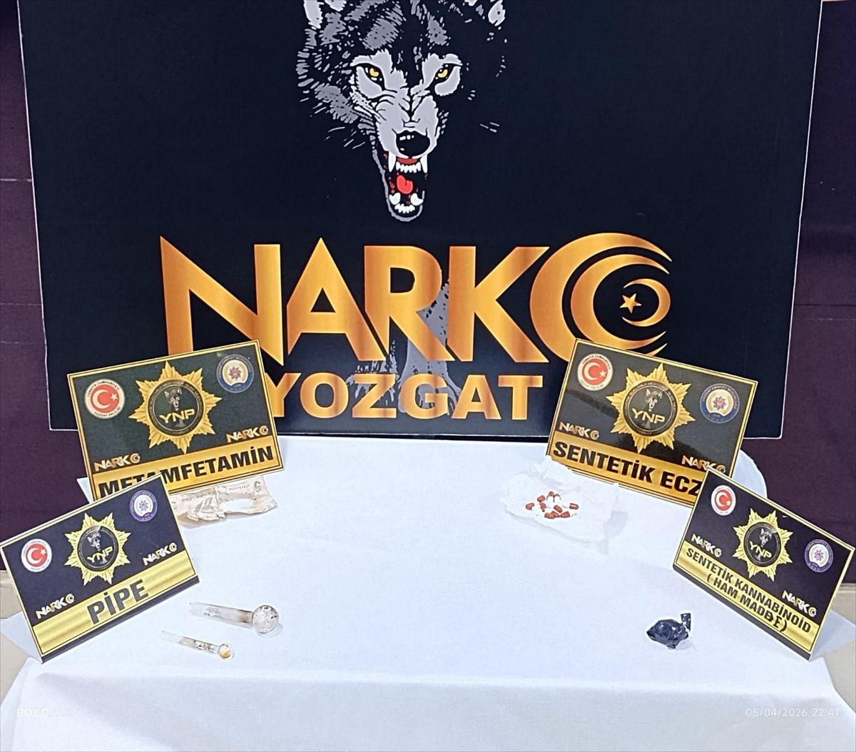 Yozgat\'ta Uyuşturucu Operasyonu: 3 Gözaltı