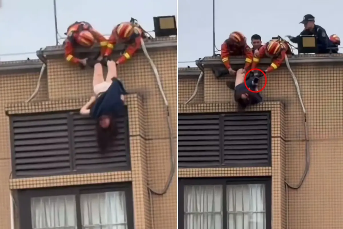 Akılalmaz görüntü! Hayatından vazgeçti, telefonundan geçmedi