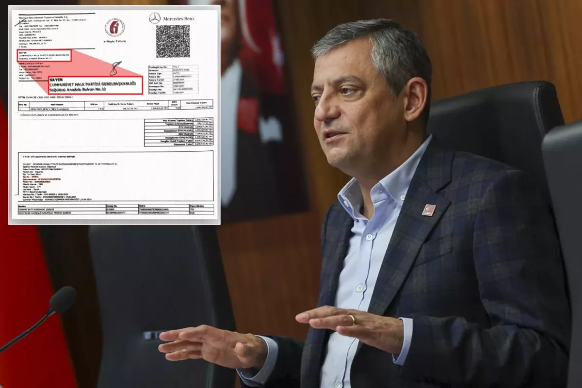 Özgür Özel\'in makam aracına ödenen paranın dekontunu paylaştılar