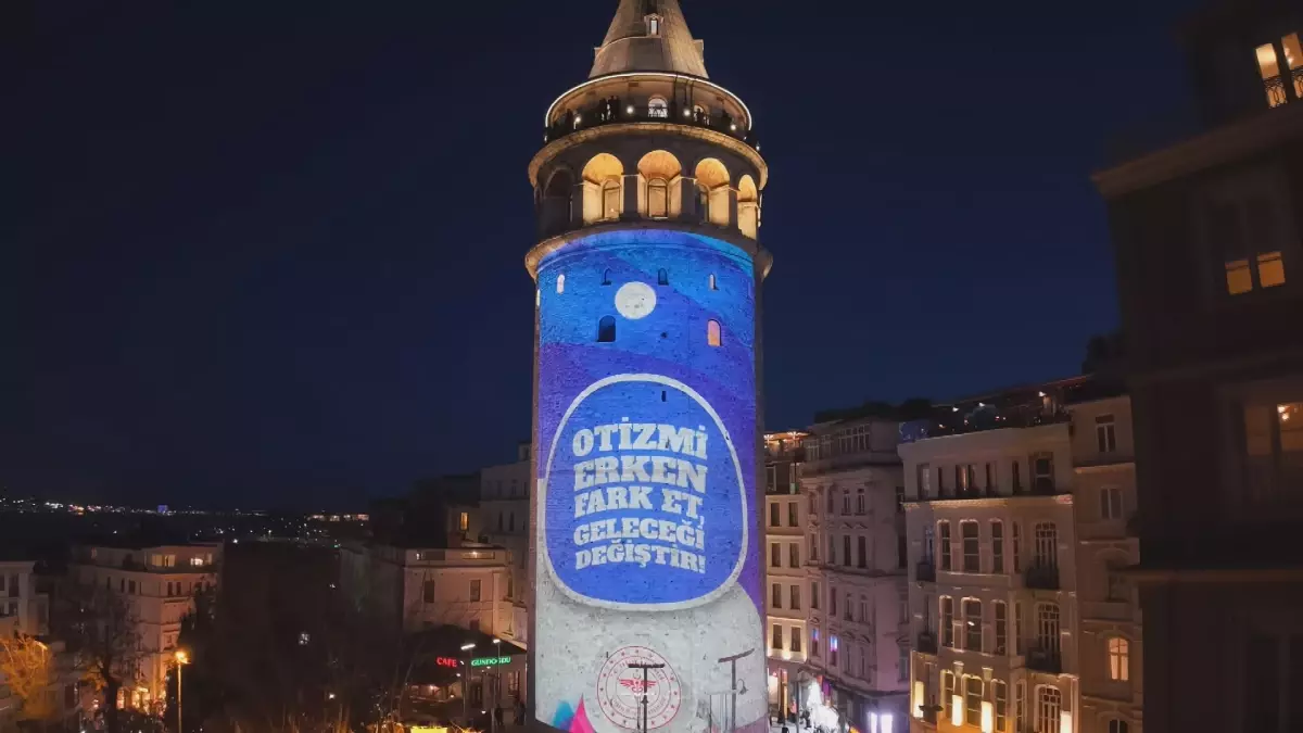 Dünya Otizm Farkındalık Günü İçin Işıklandırma