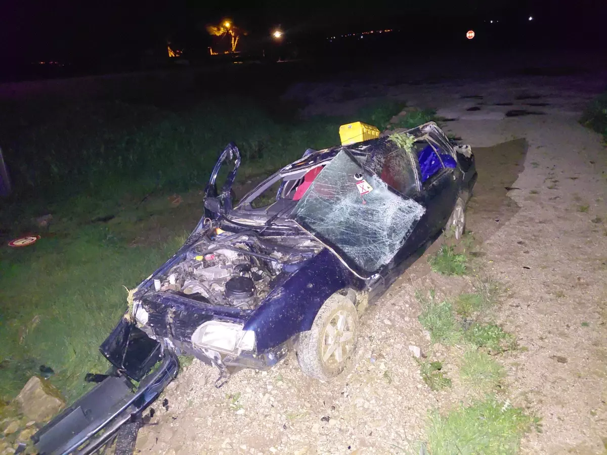 Kırkağaç\'ta Kaza: Bir Ölü, Bir Yaralı