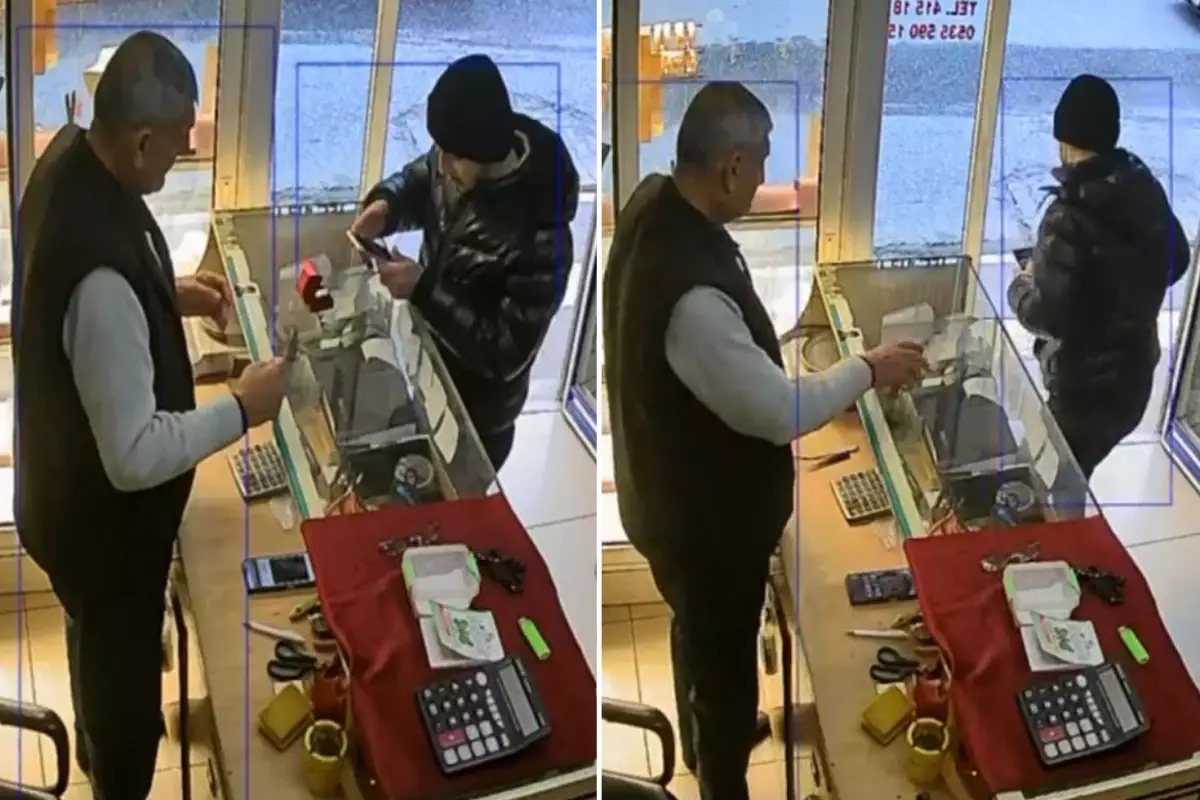 Mardin\'de kuyumcuya müşteri gibi girip yüzük çalan hırsız tutuklandı