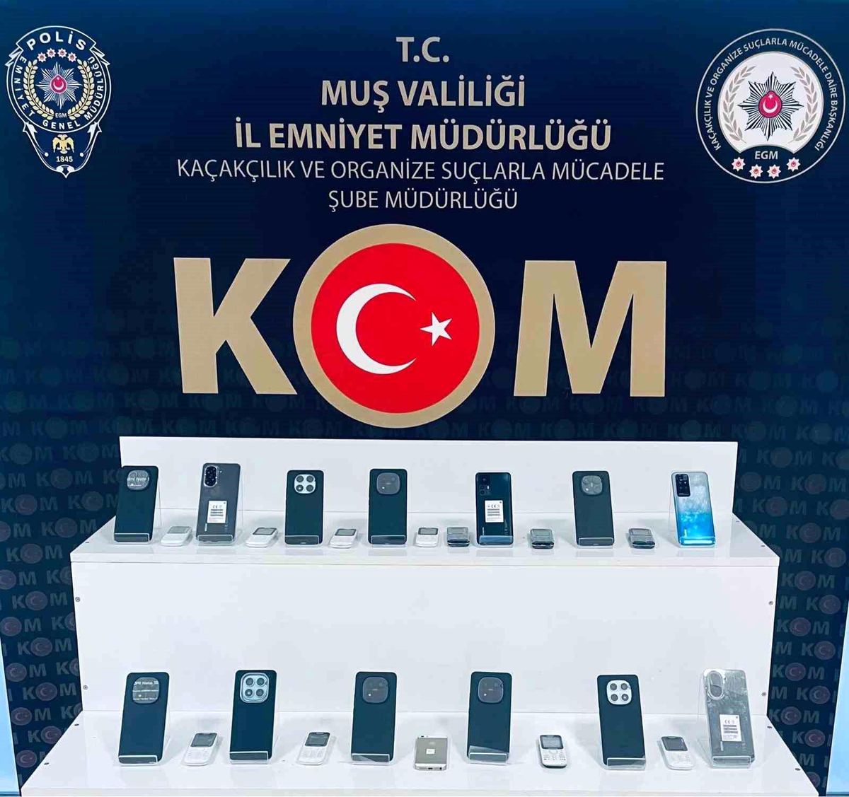 Muş\'ta Kaçak Telefon Operasyonu