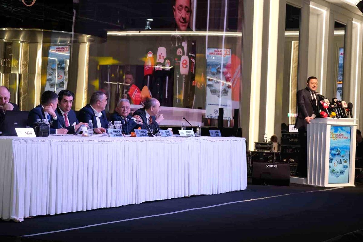 Kayseri OSB\'de Mehmet Yalçın, yeniden başkan seçildi