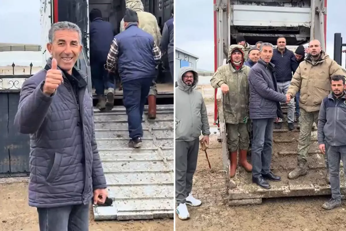 Koyun satın alırken Türkiye\'de bir ilki gerçekleştirdi