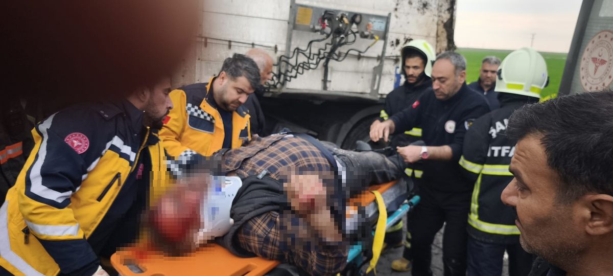 Mardin\'de TIR Kazası: Şoför Ağır Yaralı