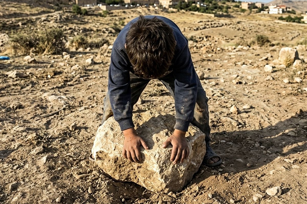 Mardin\'de mayın patlamasında iki kardeş yaralandı
