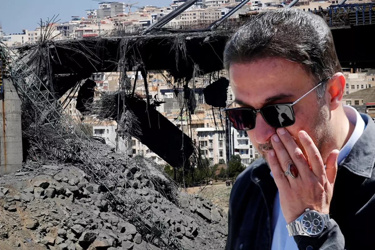 Orta Doğu\'nun en yüksek köprüsünde ağır yıkım! Proje müdürü gözyaşlarını tutamadı