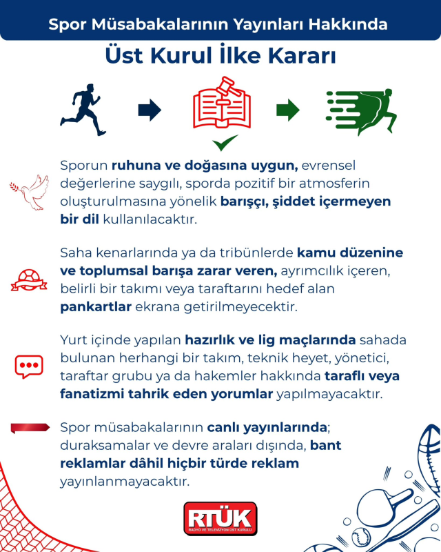 RTÜK'ten maç yayınlarında yeni dönem 