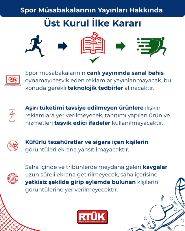 RTÜK'ten maç yayınlarında yeni dönem 