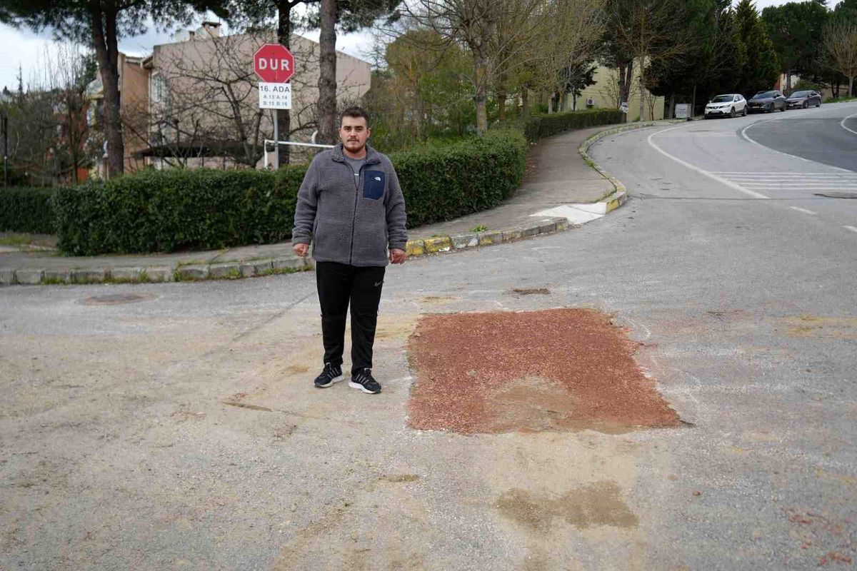 SEDAŞ\'ın kazdığı çukura belediye aracı düştü