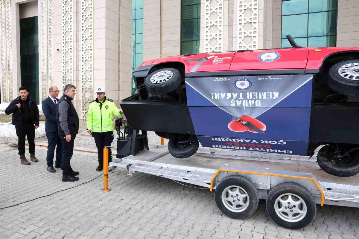 Emniyet Kemeri Simülasyonu Erzurum\'da