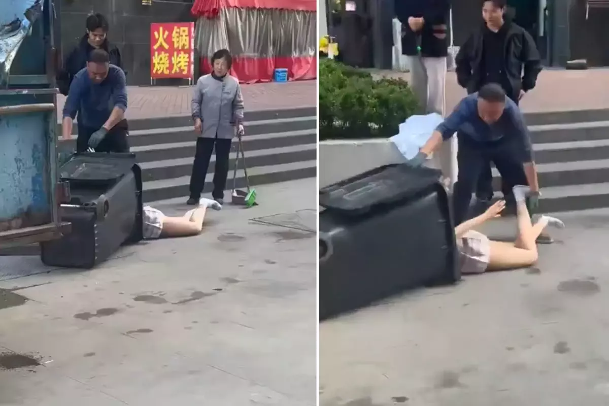 Temizlik görevlileri çöpte buldu, şaşkınlıkları kameraya anbean yansıdı