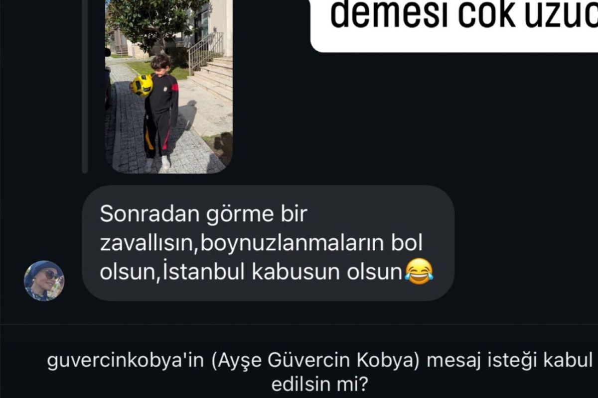 Yıldız futbolcunun eşi gelen mesajı paylaşıp isyan etti: Boynuzlanmaların bol olsun