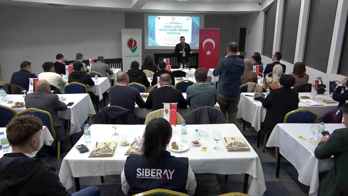 Amasya\'da Bilinçli İçerik Üretimi Semineri