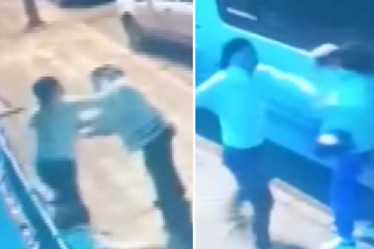 Esenyurt\'ta bir şahıs sokak ortasında iki kadını darp etti