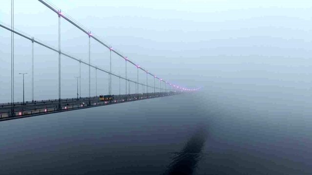 İstanbul’da Yoğun Sis Manzarası