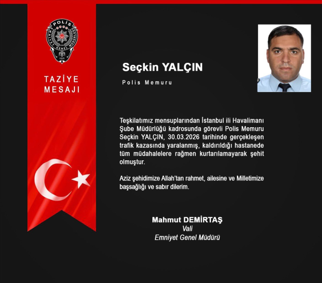 İstanbul'daki zincirleme kazada bir polisimiz daha şehit oldu