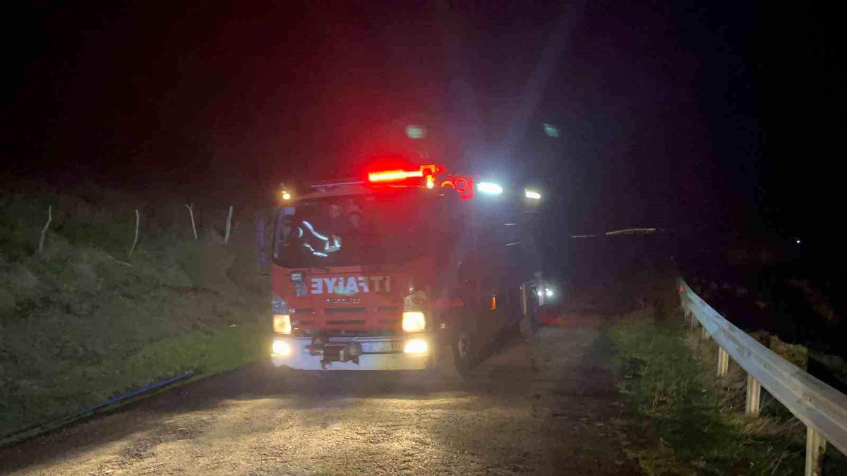 Sinop\'ta Yangın Paniği: Fırtına Alevleri Söndürdü