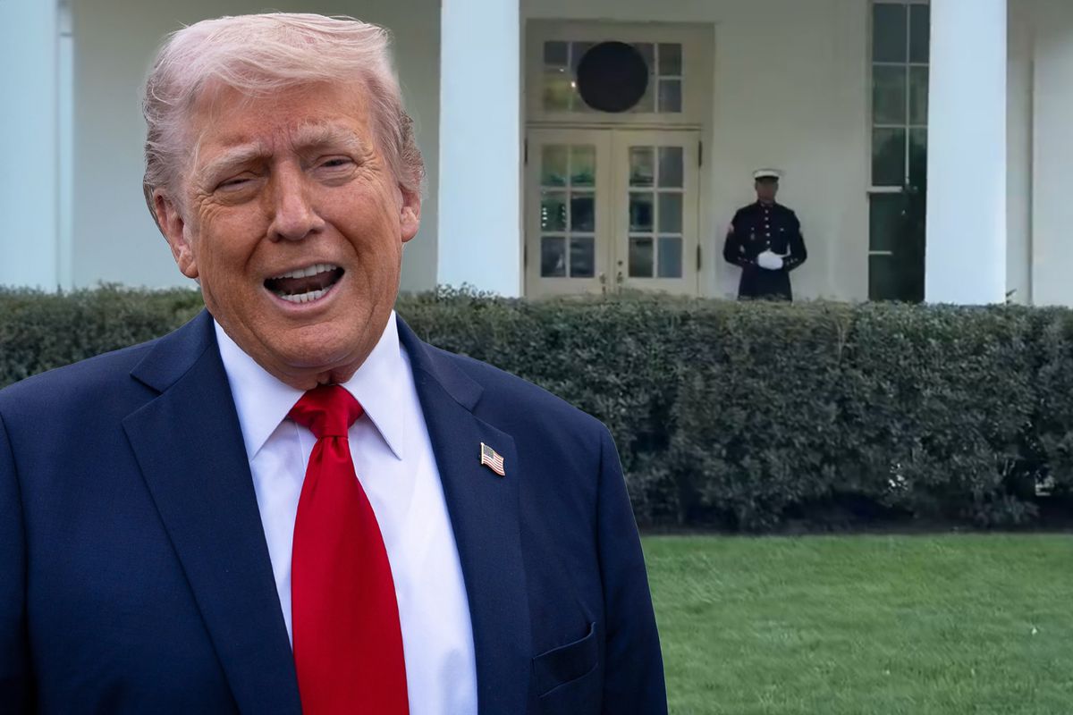 Trump\'ın hastaneye kaldırıldığı iddiaları sonrası herkes bu görüntüyü konuşuyor