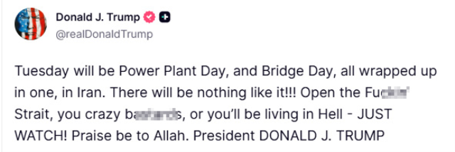 Trump'tan dünyayı şoke eden küfürlü tehdit: O Hürmüz Boğazı'nı açın...