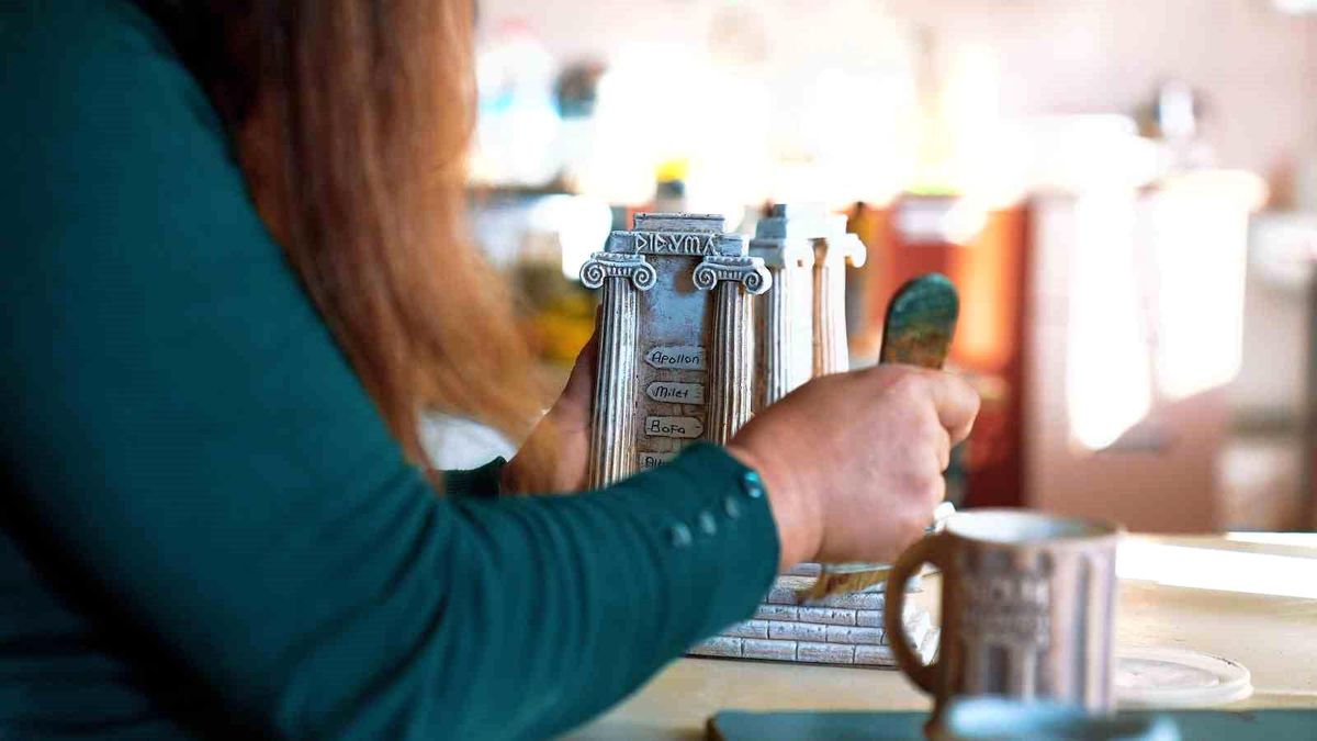 Didim Belediyesi Seramik Atölyesi\'nde üretilen ürünler kentin izlerini taşıyor