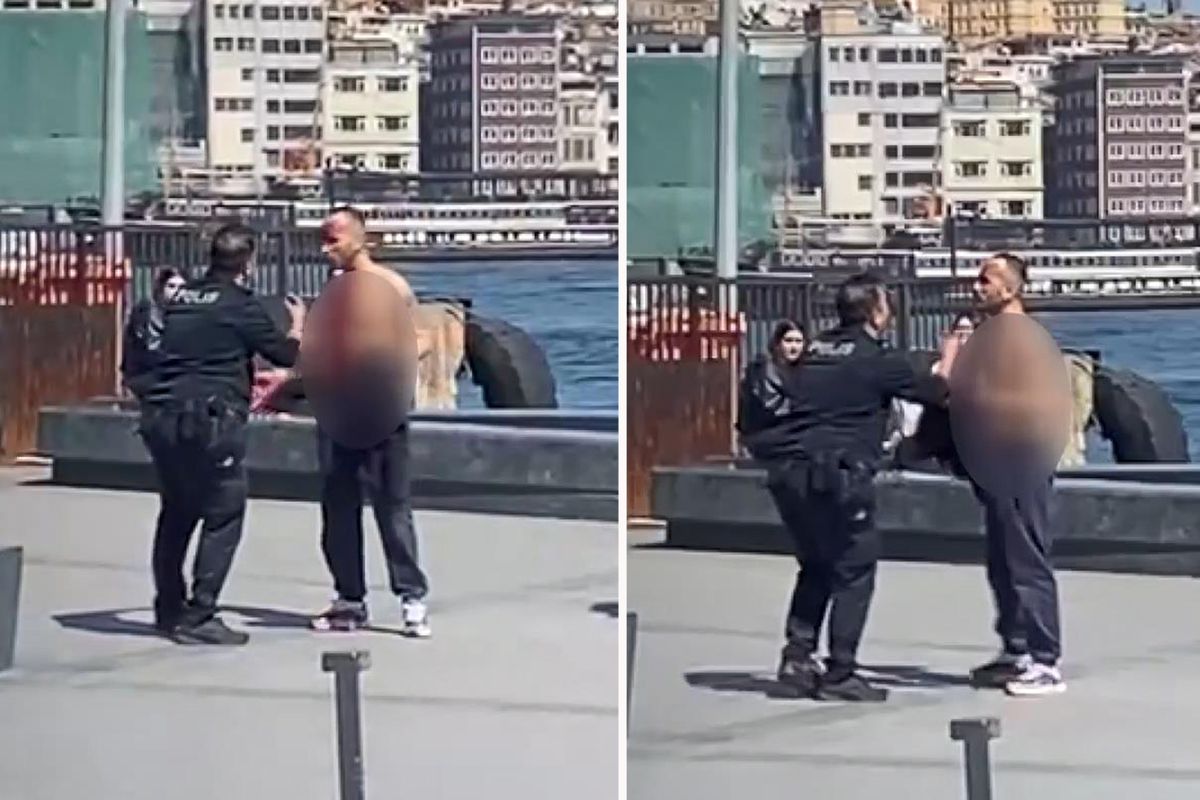 Fatih’te büfeden aldığı döner bıçağıyla kendisini yaraladı